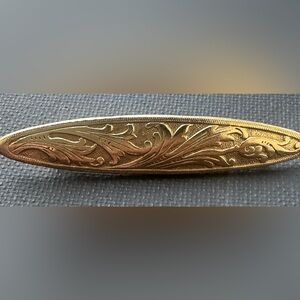 Elegant Gold-Toned Brooch